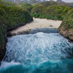 Penampakan Pantai Greweng dari atas